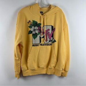 Women's MTV Floral Hoodie. Sweatshirt